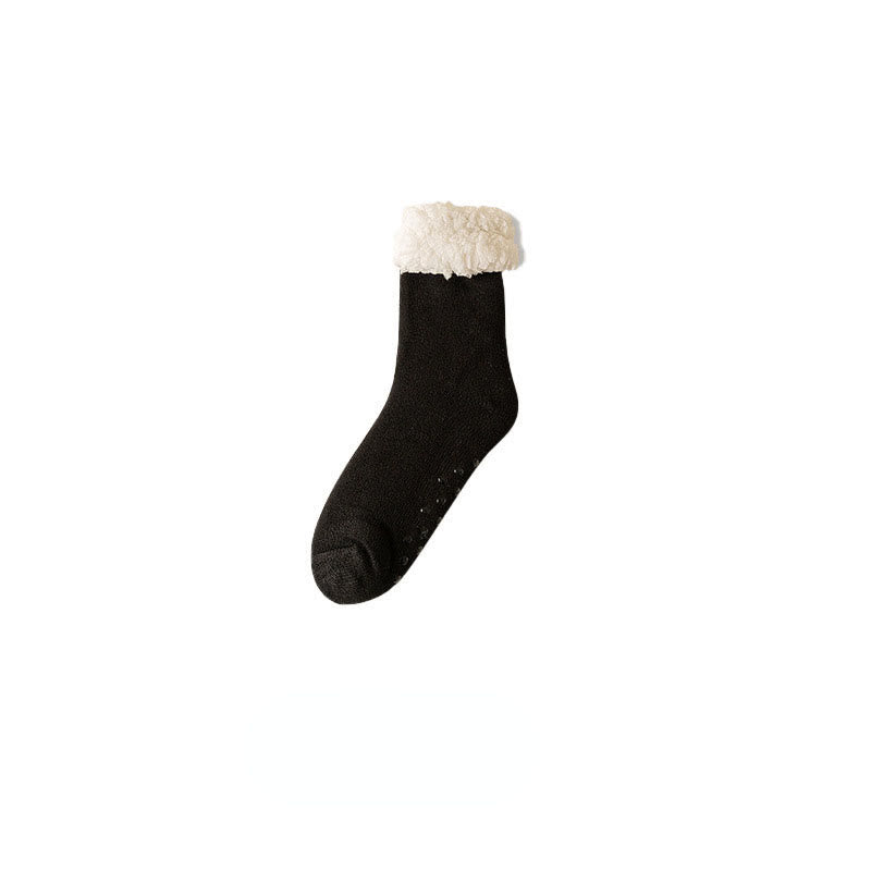 Extra dicke Hausschuhsocken in Übergröße (3 Paar) - Schwarz - EU39-45 (US6-11) - image 12