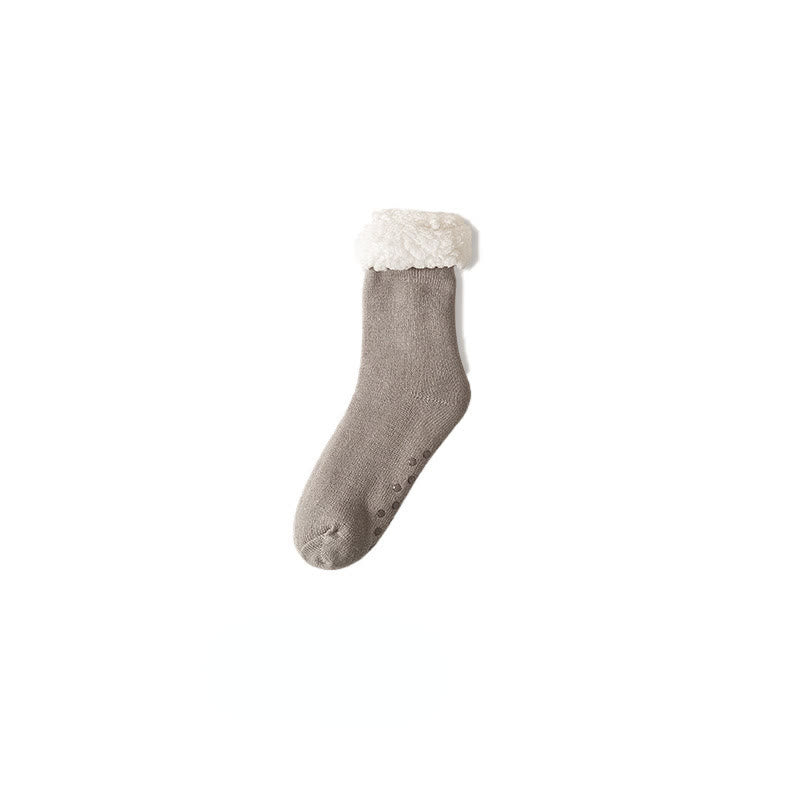 Extra dicke Hausschuhsocken in Übergröße (3 Paar) - Hellgrau - EU39-45 (US6-11) - image 11