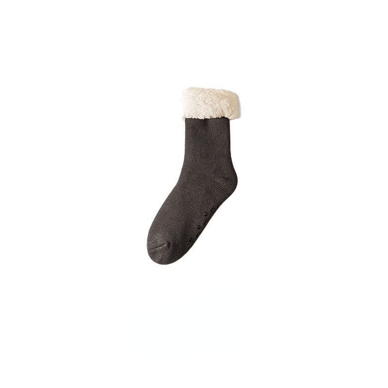 Extra dicke Hausschuhsocken in Übergröße (3 Paar) - Dunkelgrau - EU39-45 (US6-11) - image 9