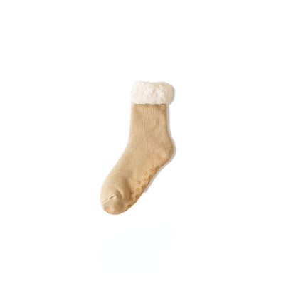 Extra dicke Hausschuhsocken in Übergröße (3 Paar) - Khaki - EU39-45 (US6-11) - image 10