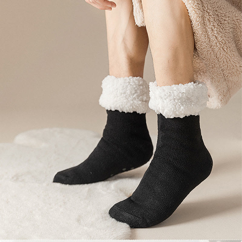 Extra dicke Hausschuhsocken in Übergröße (3 Paar) - image 6