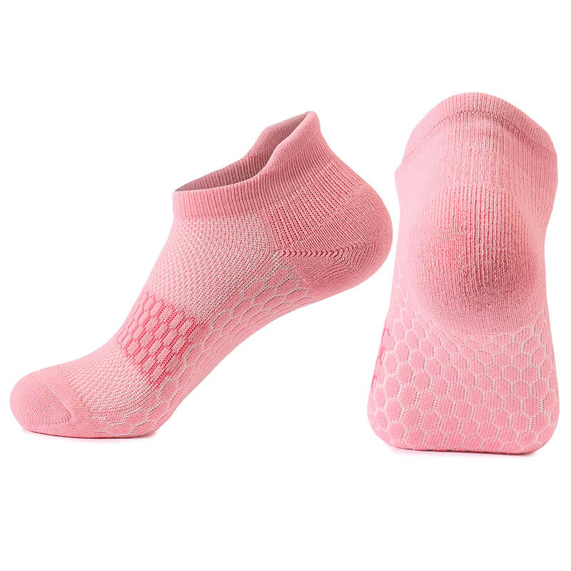 Knöchel-Kompressionssocken im einfachen Stil in Übergröße (4 Paar) - Rosa - EU39-42 (US6-8,5) - image 1