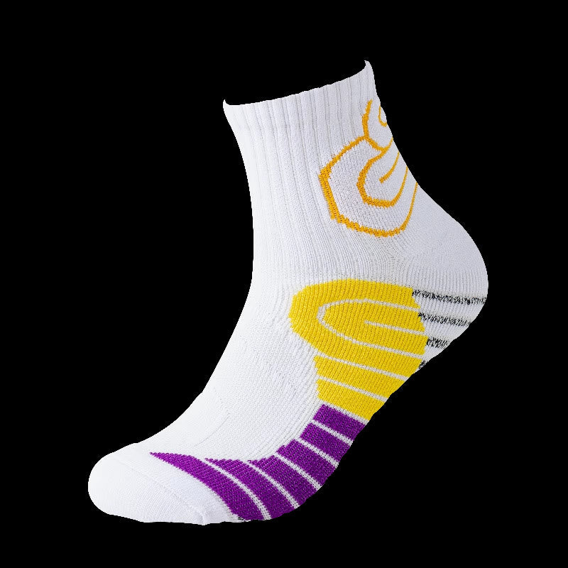 Knöchel-Kompressionsstrümpfe mit 3D-Schutz in Übergröße (5 Paar) - Lila - EU38-44 (US5-10) - image 6