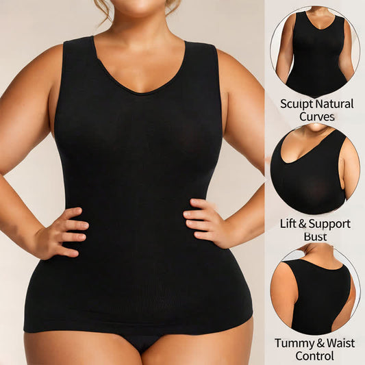 Bauchweg-Tanktop in Übergröße