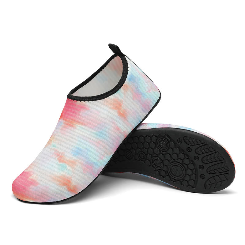 Hausschuhe in Batikoptik in Übergröße - Rosa - EU46-47 (US12-12,5) - image 6