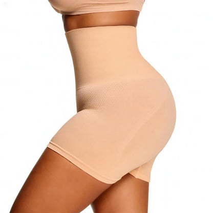 Nahtlose Shorts mit hoher Taille und Bauchkontrolle sowie Po-Lifting