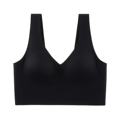 Plus Size Buchstaben Schöner Rücken Sexy Push-Up-BH ohne Bügel