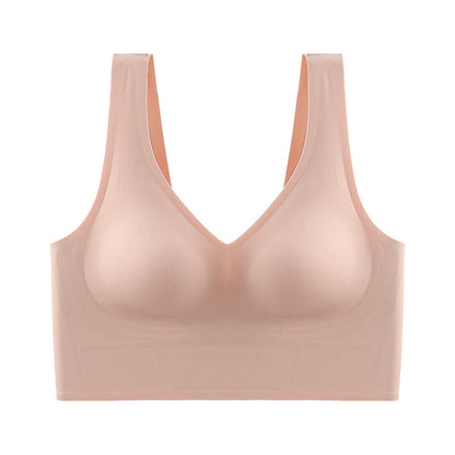 Plus Size Buchstaben Schöner Rücken Sexy Push-Up-BH ohne Bügel