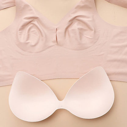 Plus Size Buchstaben Schöner Rücken Sexy Push-Up-BH ohne Bügel
