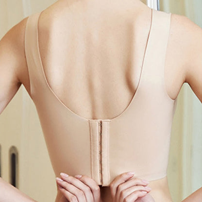 Plus Size Buchstaben Schöner Rücken Sexy Push-Up-BH ohne Bügel