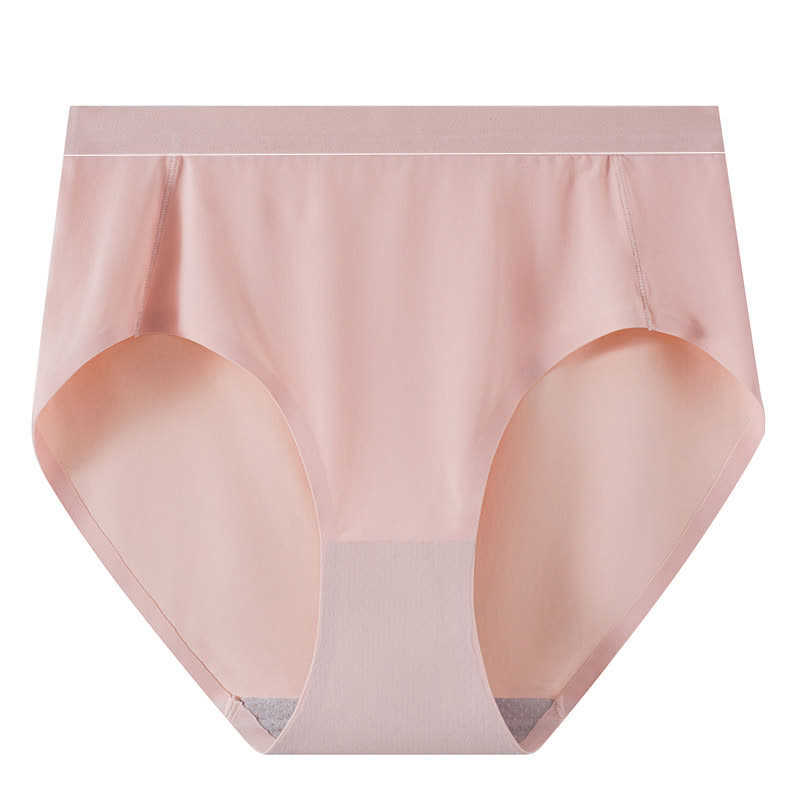 Einfache, einfarbige, nahtlose Höschen mit hoher Taille (3er-Pack)