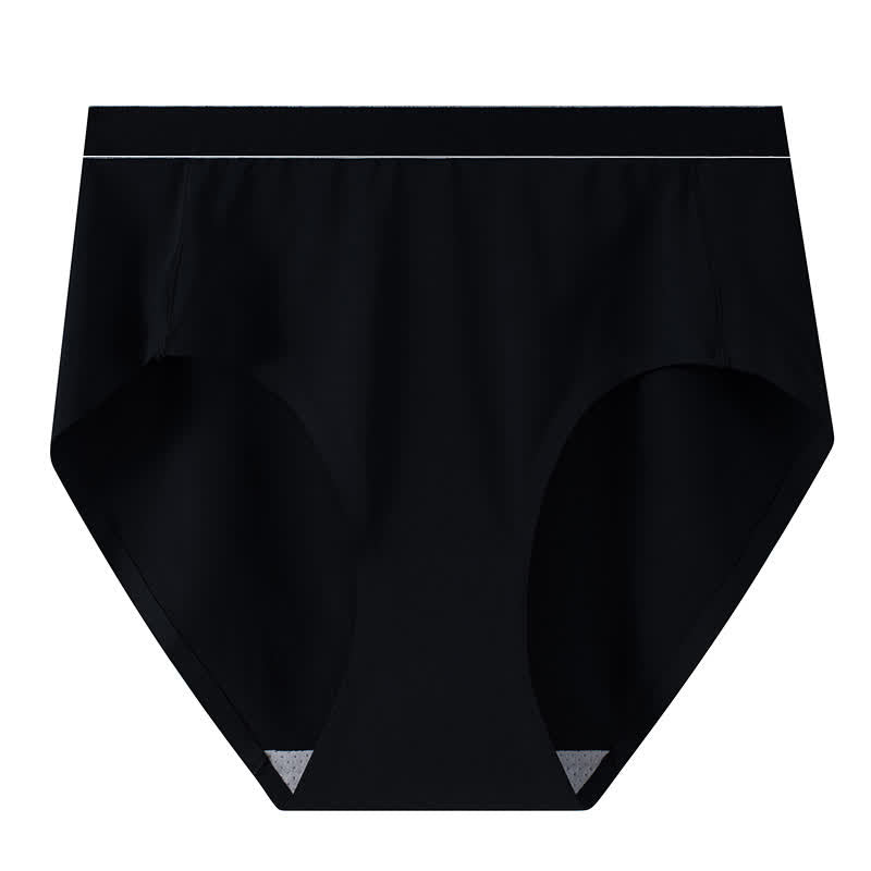 Einfache, einfarbige, nahtlose Höschen mit hoher Taille (3er-Pack)