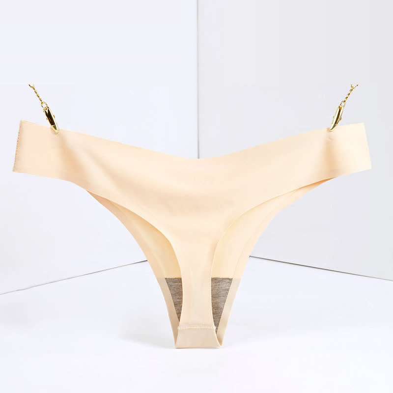 Basic Low-Rise-String in Volltonfarbe (3er-Pack)