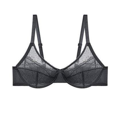 Sexy, leichter Push-up-Bügel-BH aus Spitze in Übergröße