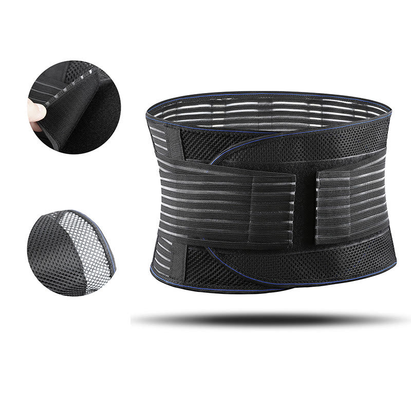 Stabile Lendenwirbelstütze in Übergröße - Schwarz - 2XL - image 7