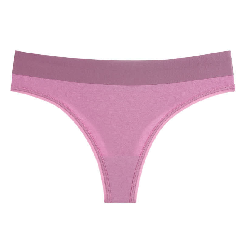 Hochelastischer nahtloser Sport-String aus Modal (3er-Pack)