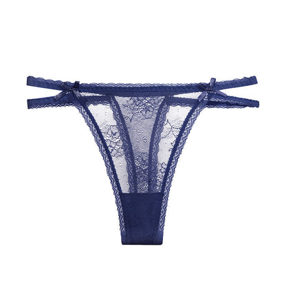Sexy Spitzen-Netz-String mit niedriger Taille (3er-Pack)