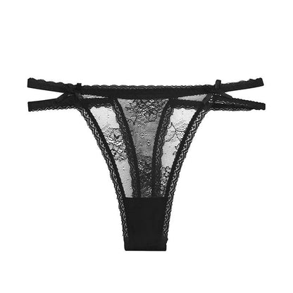 Sexy Spitzen-Netz-String mit niedriger Taille (3er-Pack)