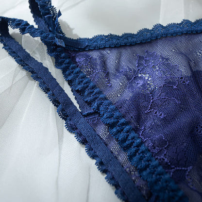 Sexy Spitzen-Netz-String mit niedriger Taille (3er-Pack)