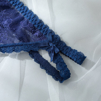 Sexy Spitzen-Netz-String mit niedriger Taille (3er-Pack)