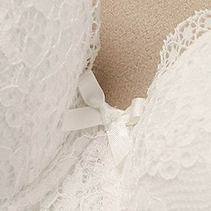 Dünner Minimizer-Push-Up-Bügel-BH aus Spitze