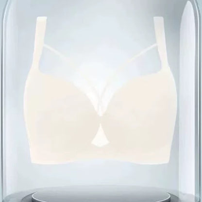 Sexy nahtloser Push-Up-Bügel-BH mit Kreuz