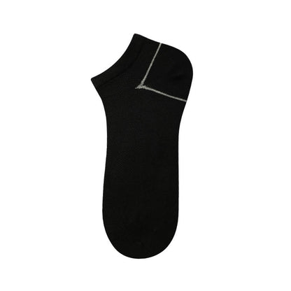 Knöchelsocken aus Bambusfaser (5 Paar) - Schwarz - EU39-44 (US6-10) - image 2