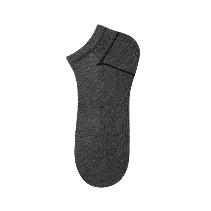 Knöchelsocken aus Bambusfaser (5 Paar) - Grau - EU39-44 (US6-10) - image 5