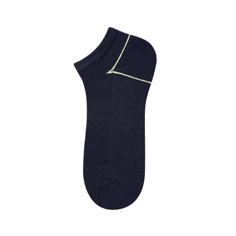 Knöchelsocken aus Bambusfaser (5 Paar) - Marineblau - EU39-44 (US6-10) - image 3