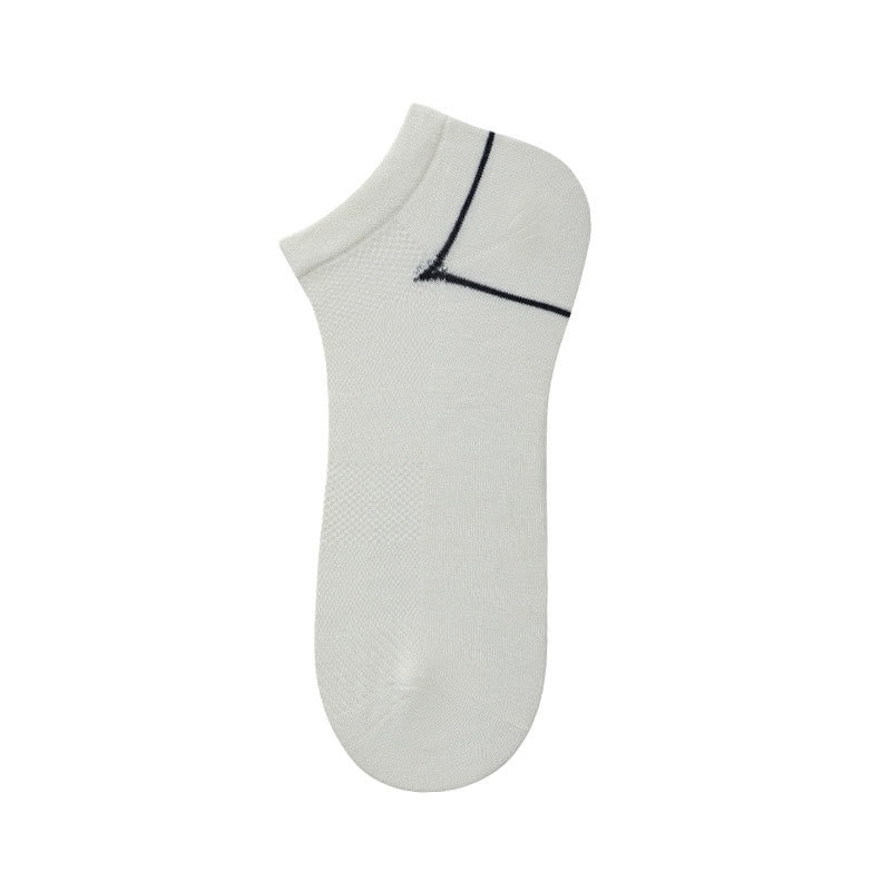 Knöchelsocken aus Bambusfaser (5 Paar) - Weiß - EU39-44 (US6-10) - image 4