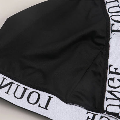 Bügelloser Sport-BH mit festen Trägern und Anti-Sagging-Effekt