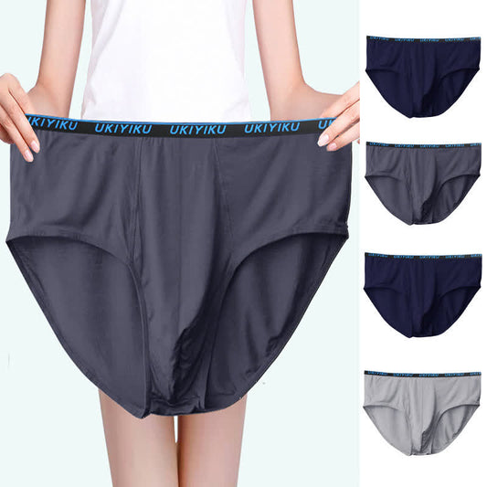 Lockere, hochelastische Slips für Herren in Übergröße (2er-Pack)