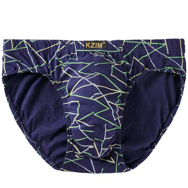 Herren-Slips aus Baumwolle mit Drachenmuster (3er-Pack) - B-Königsblau - 7XL - image 7