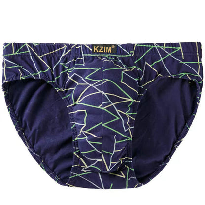Herren-Slips aus Baumwolle mit Drachenmuster (3er-Pack) - B-Königsblau - 7XL - image 7