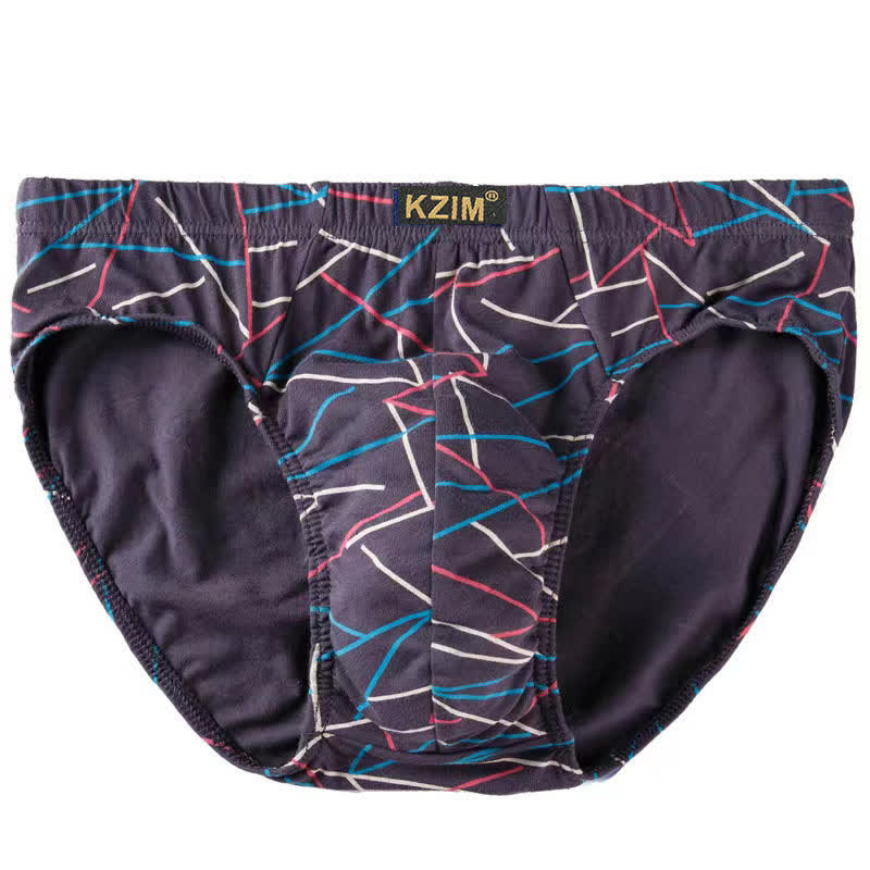 Herren-Slips aus Baumwolle mit Drachenmuster (3er-Pack) - B-Lila - 7XL - image 9