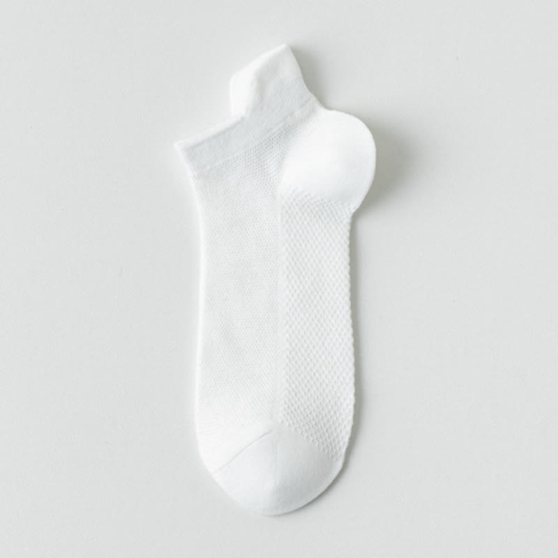 Netz-Söckchen in klassischen Farben (7 Paar) - Weiß - EU36-40 (US3-7) - image 10