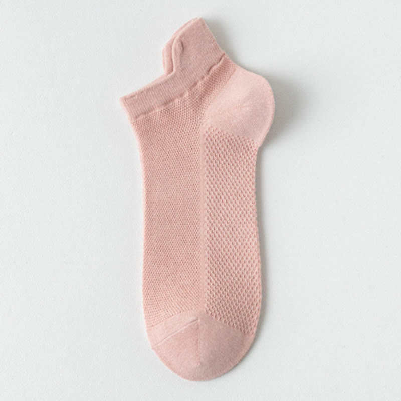 Netz-Söckchen in klassischen Farben (7 Paar) - Rosa - EU36-40 (US3-7) - image 7