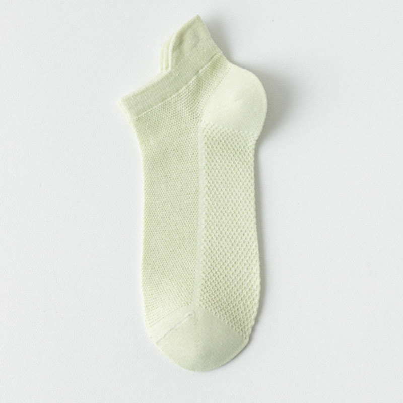 Netz-Söckchen in klassischen Farben (7 Paar) - Grün - EU36-40 (US3-7) - image 4