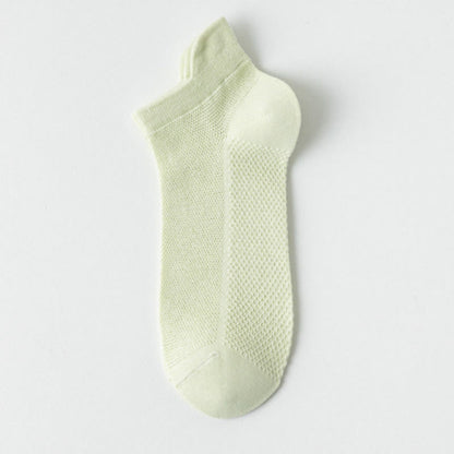 Netz-Söckchen in klassischen Farben (7 Paar) - Grün - EU36-40 (US3-7) - image 4