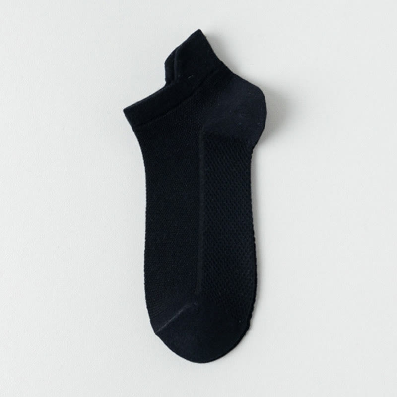 Netz-Söckchen in klassischen Farben (7 Paar) - Schwarz - EU36-40 (US3-7) - image 9