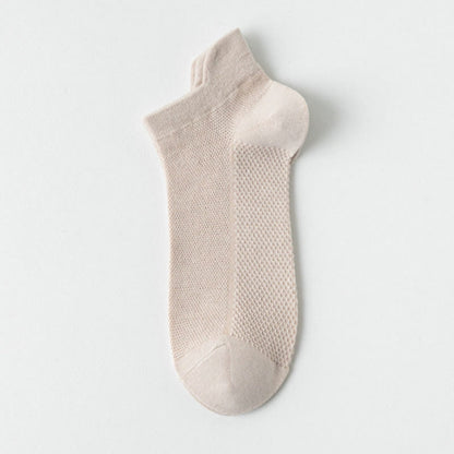 Netz-Söckchen in klassischen Farben (7 Paar) - Aprikose - EU36-40 (US3-7) - image 6