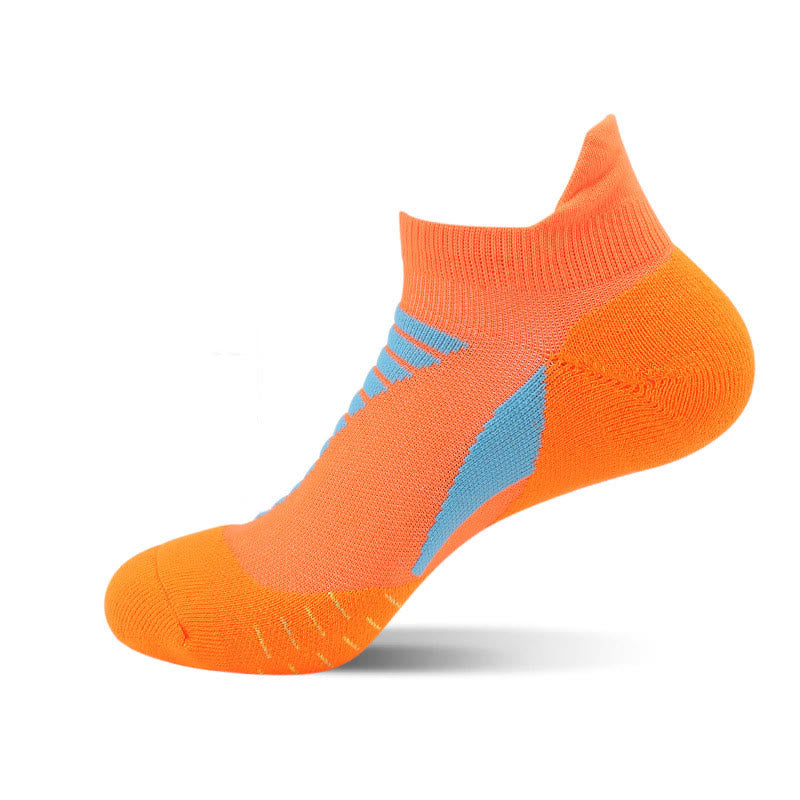 Nahtlose Kompressionssocken mit Zehen- und Knöchelbereich in Übergröße (5 Paar) - Orange - EU36-40 (US3-7) - image 5