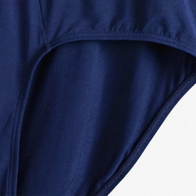 Herren-Slips mit hoher Taille aus Bambusfaser in Übergröße (2er-Pack)
