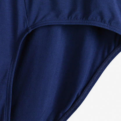 Herren-Slips mit hoher Taille aus Bambusfaser in Übergröße (2er-Pack)