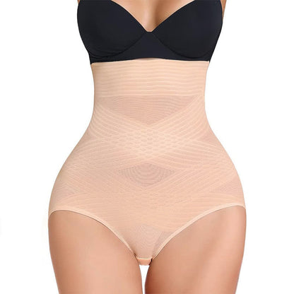 Hüfthebende und bauchstraffende Formhose mit hoher Taille