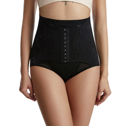 Atmungsaktive Bauchformende Höschen aus Netzstoff mit hoher Taille (2 Packungen)