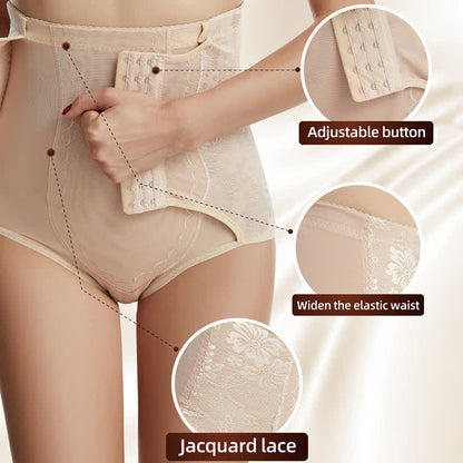 Atmungsaktive Bauchformende Höschen aus Netzstoff mit hoher Taille (2 Packungen)