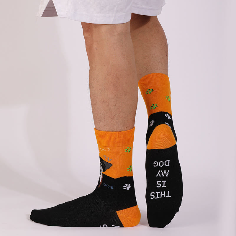 Katzen- und Hunde-Serie Viertelsocken (4 Paar) - image 2