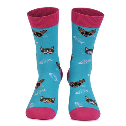 Katzen- und Hunde-Serie Viertelsocken (4 Paar) - image 13