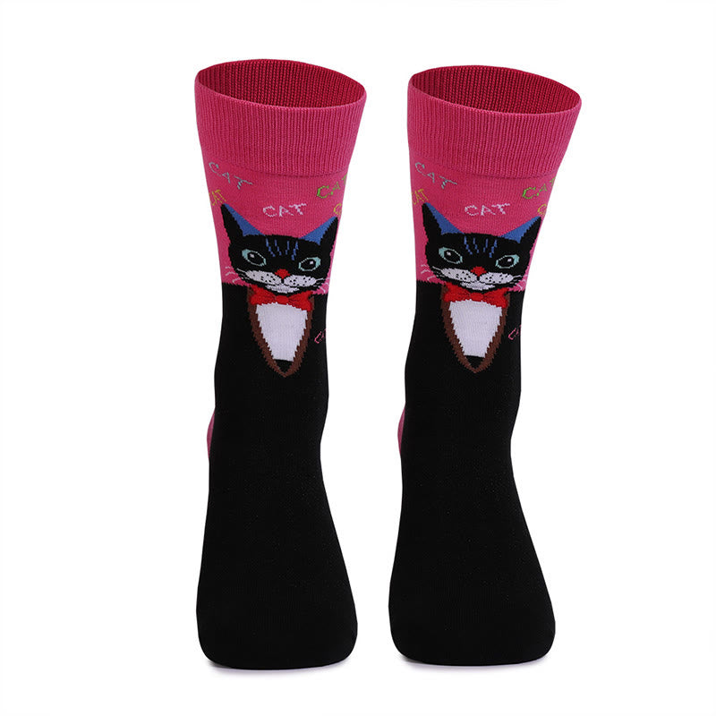 Viertelsocken der Katzen-Hunde-Serie in Übergröße (4 Paar) - image 10